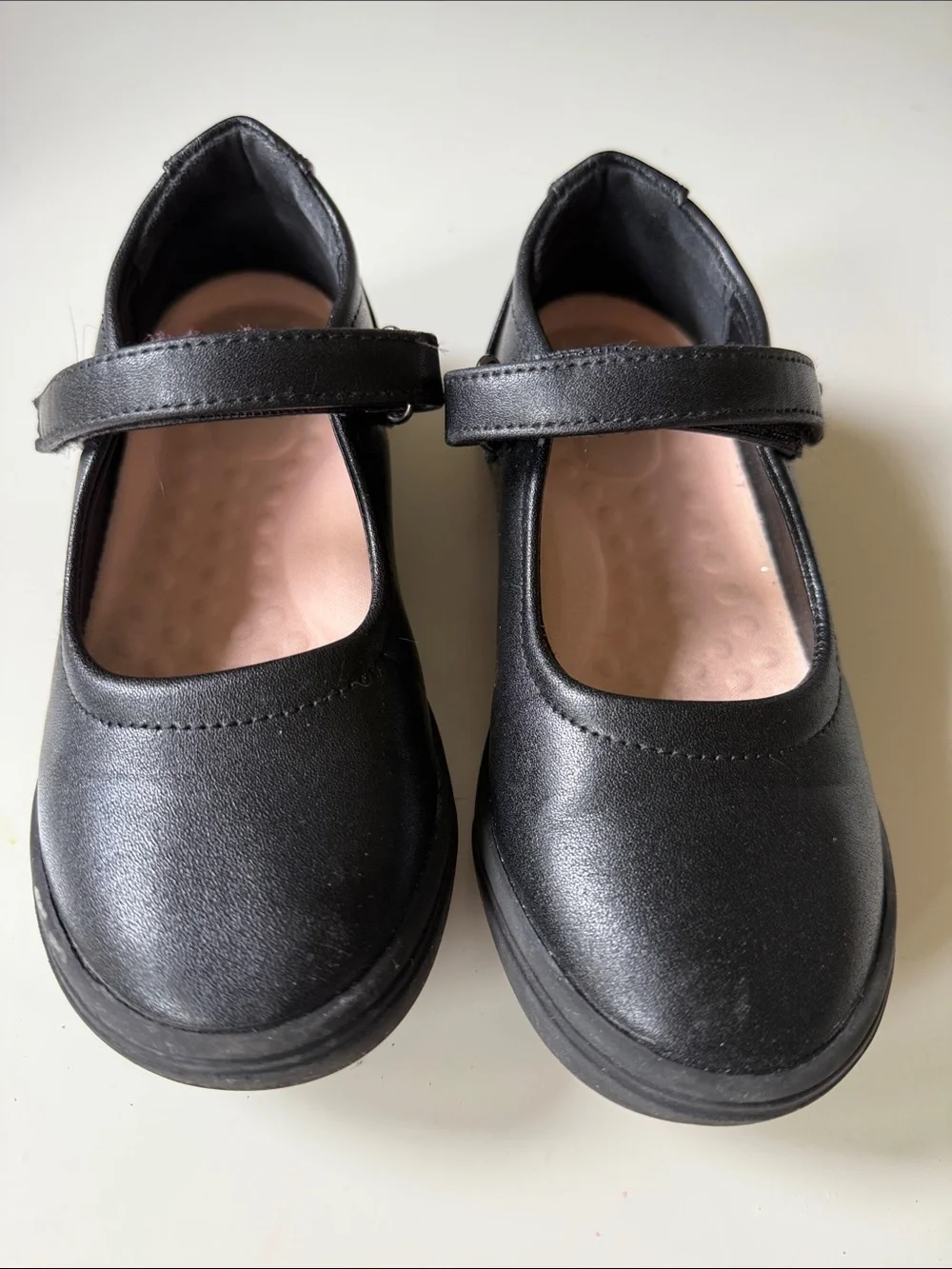 Girls Black Mary Jane School Shoes with Cushioned Insole
